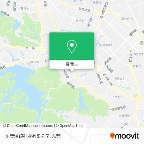 东莞鸿硕鞋业有限公司地图