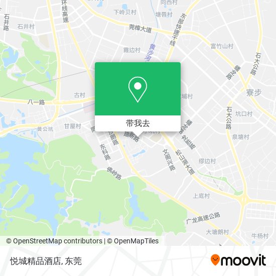 悦城精品酒店地图