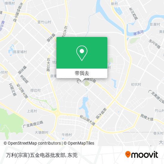 万利(宗富)五金电器批发部地图