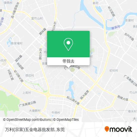 万利(宗富)五金电器批发部地图