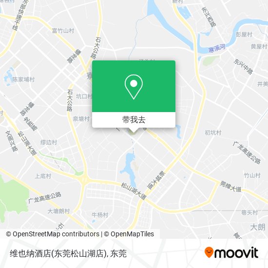 维也纳酒店(东莞松山湖店)地图