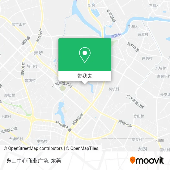 凫山中心商业广场地图