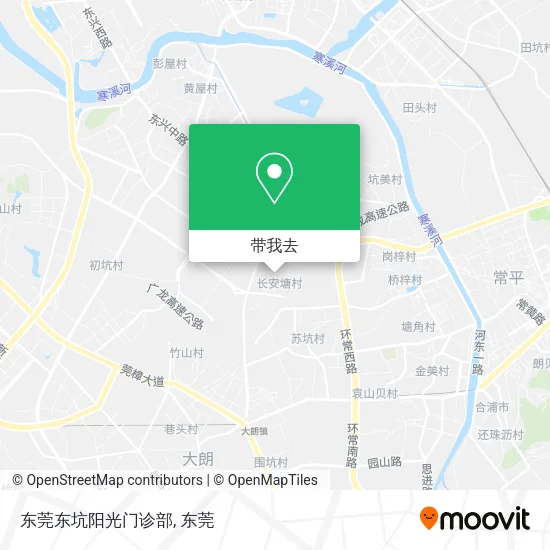 东莞东坑阳光门诊部地图