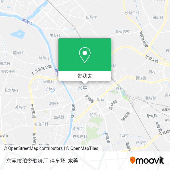 东莞市珀悦歌舞厅-停车场地图