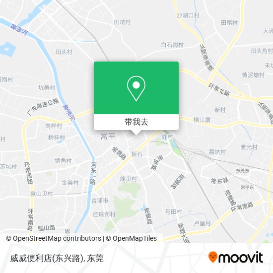 威威便利店(东兴路)地图