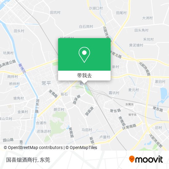 国喜烟酒商行地图