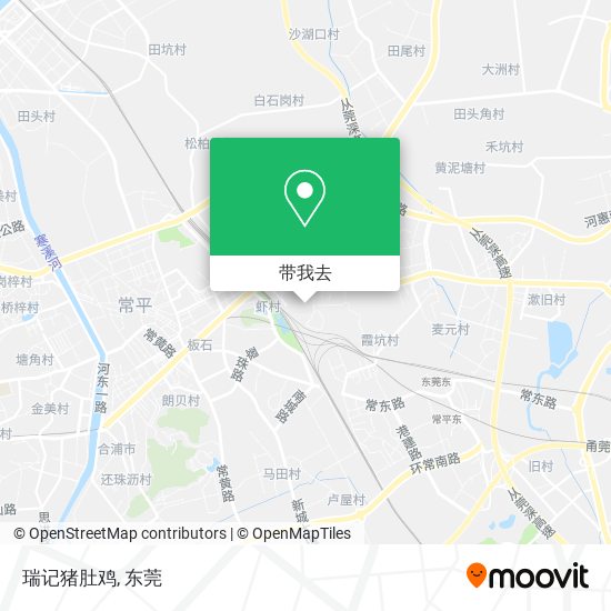 瑞记猪肚鸡地图
