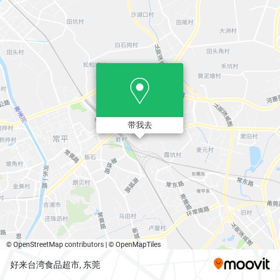 好来台湾食品超市地图