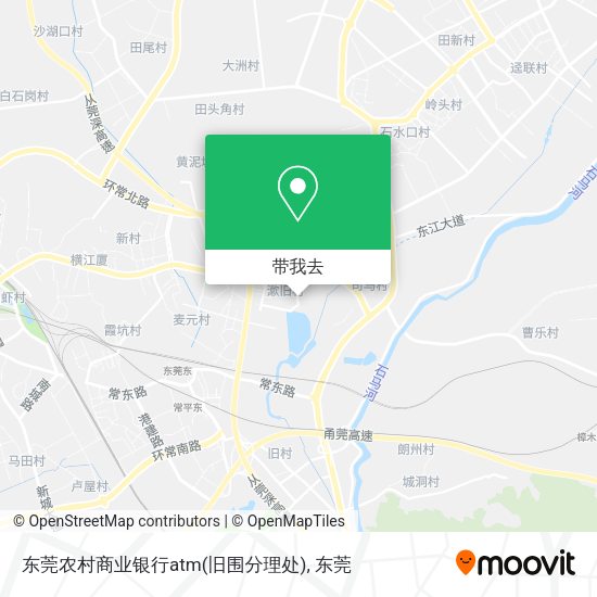 东莞农村商业银行atm(旧围分理处)地图