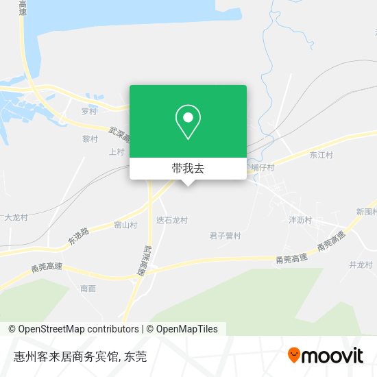 惠州客来居商务宾馆地图