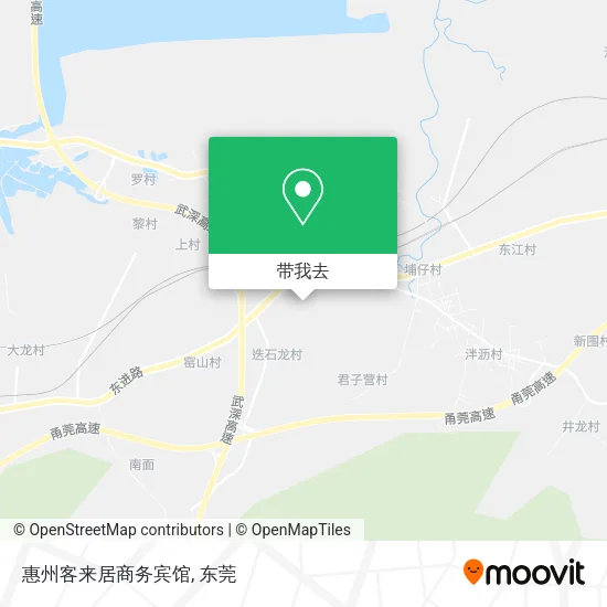 惠州客来居商务宾馆地图