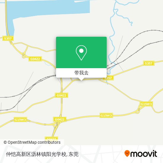 仲恺高新区沥林镇阳光学校地图