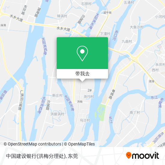 中国建设银行(洪梅分理处)地图