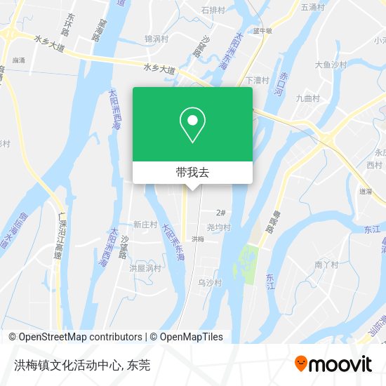 洪梅镇文化活动中心地图