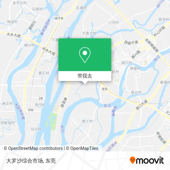 大罗沙综合市场地图
