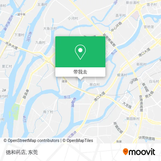 德和药店地图