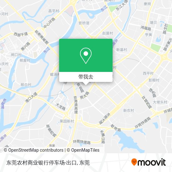 东莞农村商业银行停车场-出口地图