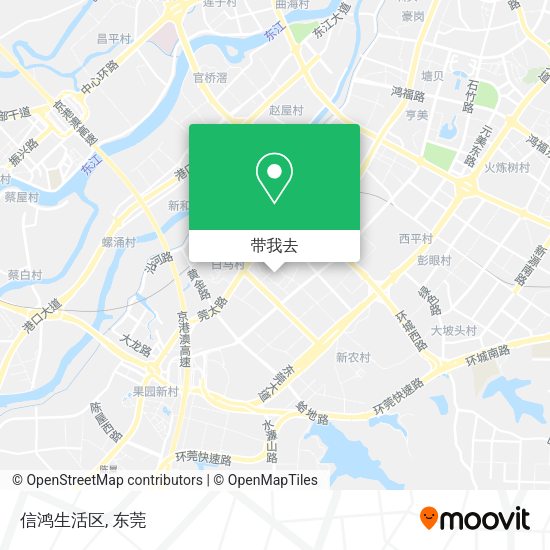 信鸿生活区地图
