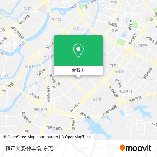 恒正大厦-停车场地图