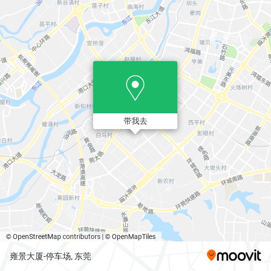 雍景大厦-停车场地图