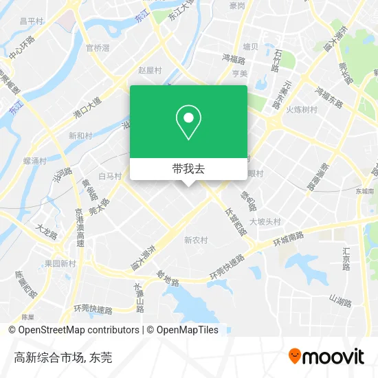 高新综合市场地图