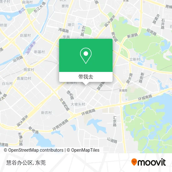 慧谷办公区地图