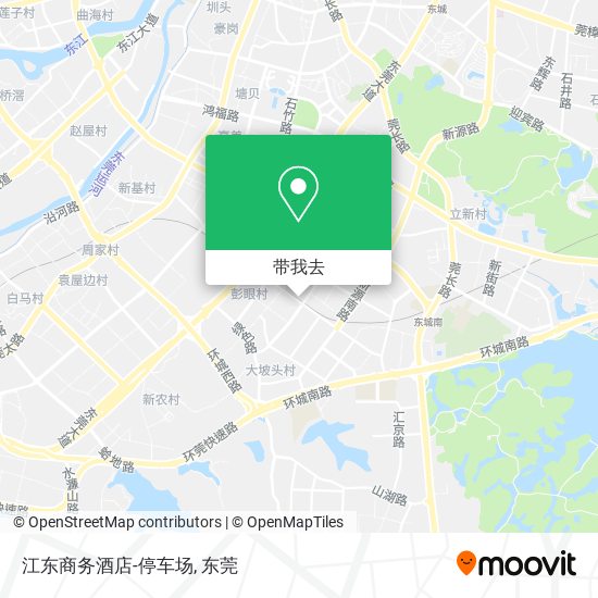 江东商务酒店-停车场地图