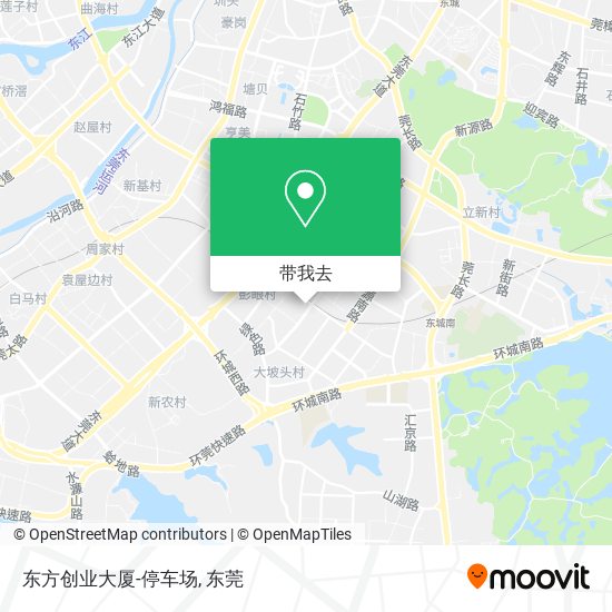 东方创业大厦-停车场地图