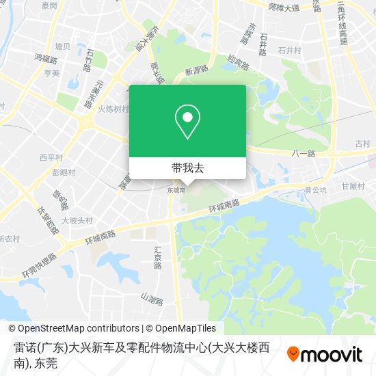雷诺(广东)大兴新车及零配件物流中心(大兴大楼西南)地图