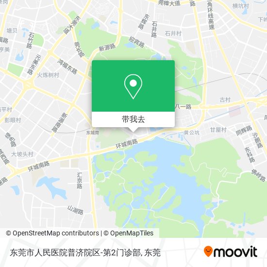 东莞市人民医院普济院区-第2门诊部地图