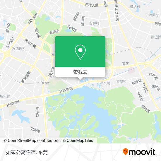 如家公寓住宿地图
