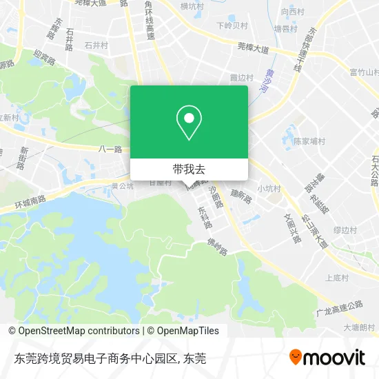 东莞跨境贸易电子商务中心园区地图