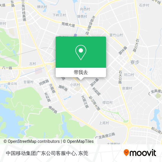中国移动集团广东公司客服中心地图