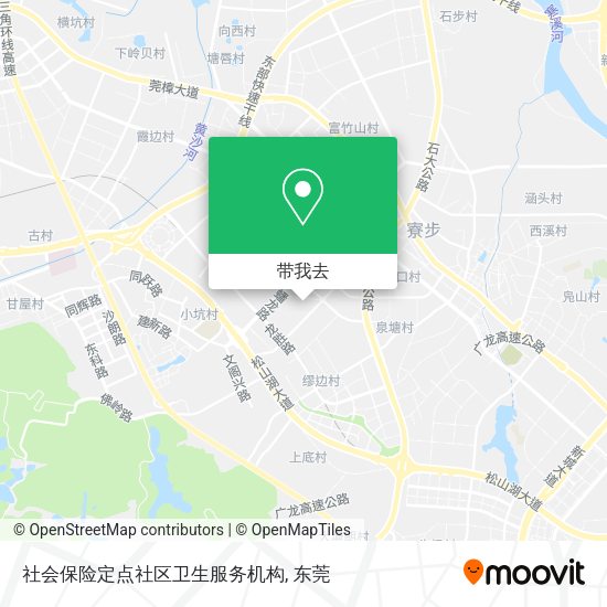 社会保险定点社区卫生服务机构地图