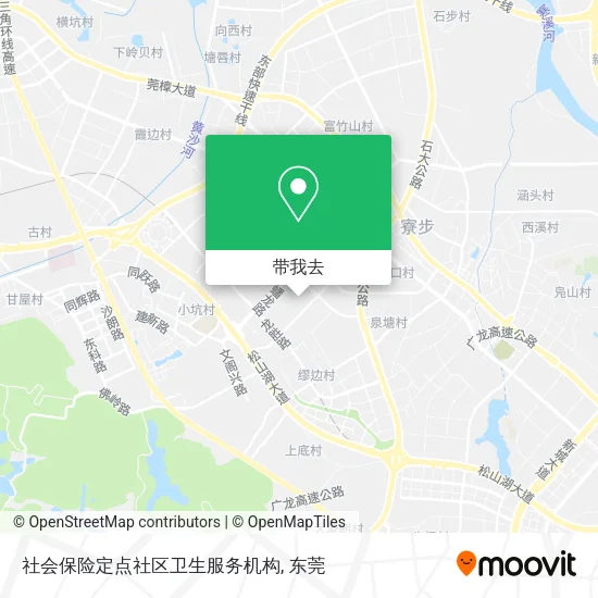 社会保险定点社区卫生服务机构地图