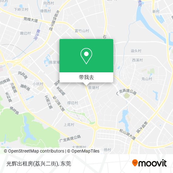 光辉出租房(荔兴二街)地图