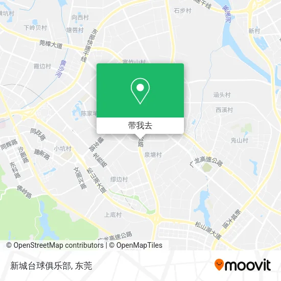 新城台球俱乐部地图