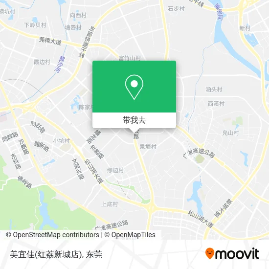 美宜佳(红荔新城店)地图