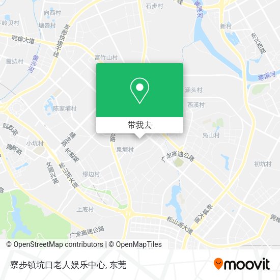 寮步镇坑口老人娱乐中心地图