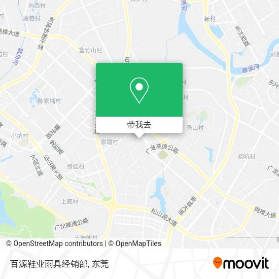 百源鞋业雨具经销部地图