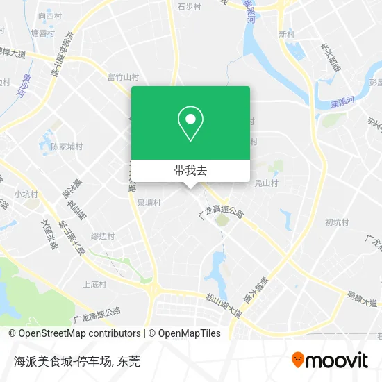 海派美食城-停车场地图