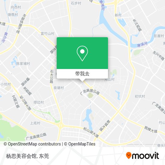 杨思美容会馆地图
