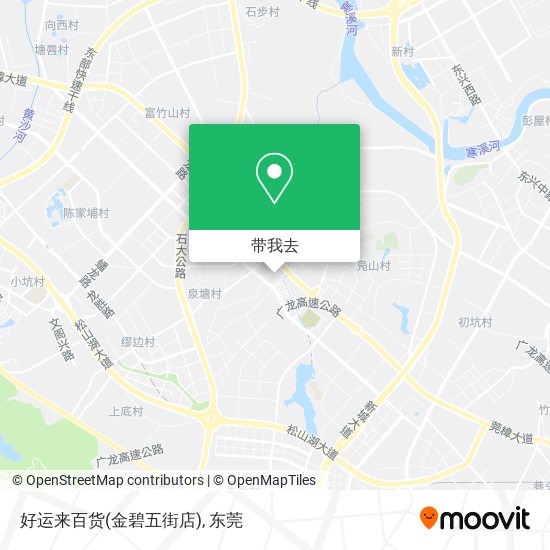 好运来百货(金碧五街店)地图