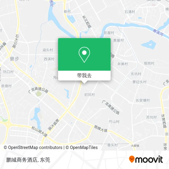 鹏城商务酒店地图