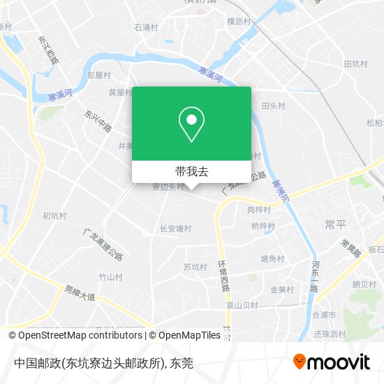 中国邮政(东坑寮边头邮政所)地图