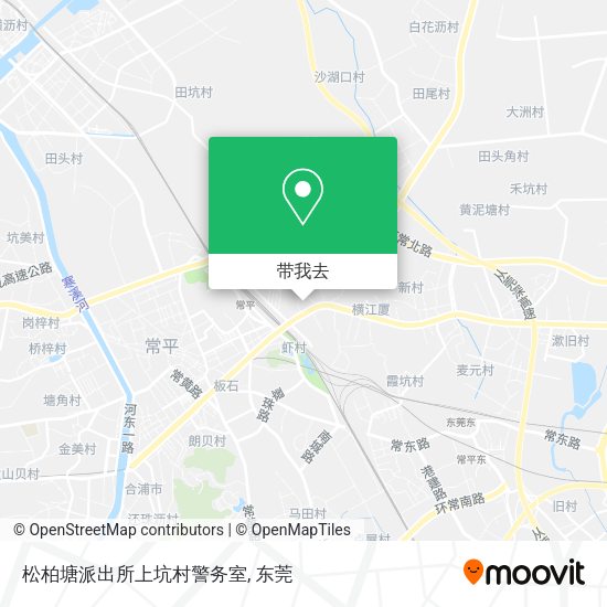 松柏塘派出所上坑村警务室地图
