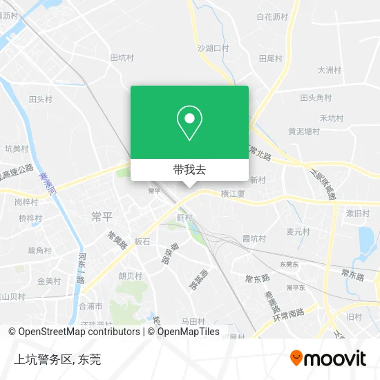 上坑警务区地图