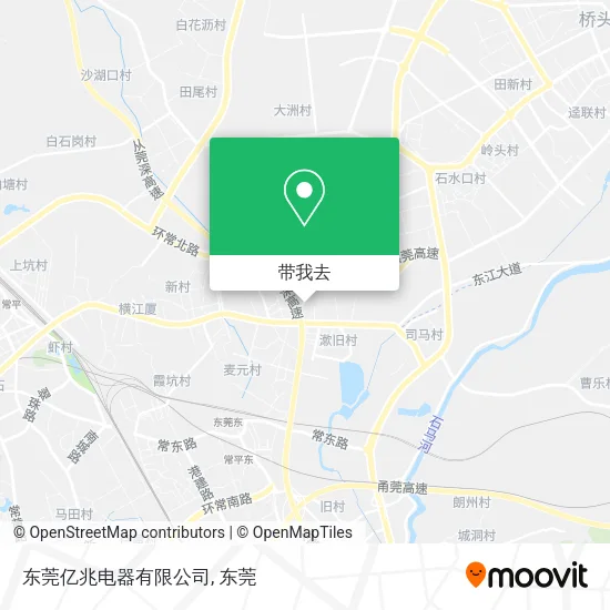 东莞亿兆电器有限公司地图