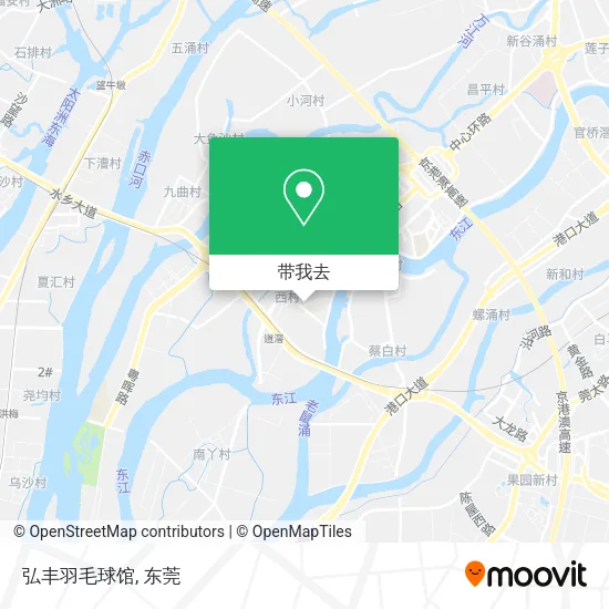 弘丰羽毛球馆地图