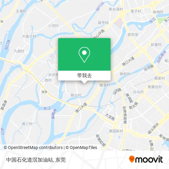 中国石化道滘加油站地图